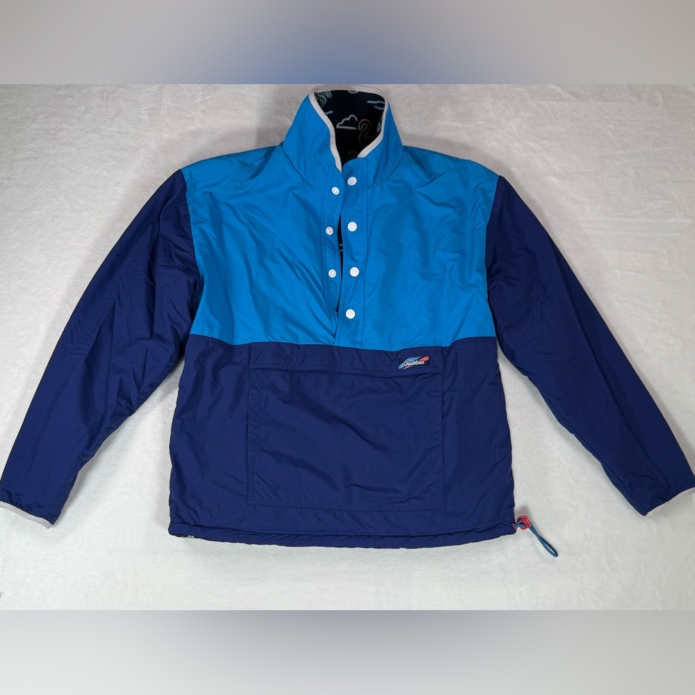 Chubbies Blue Reversible Pullover Medium